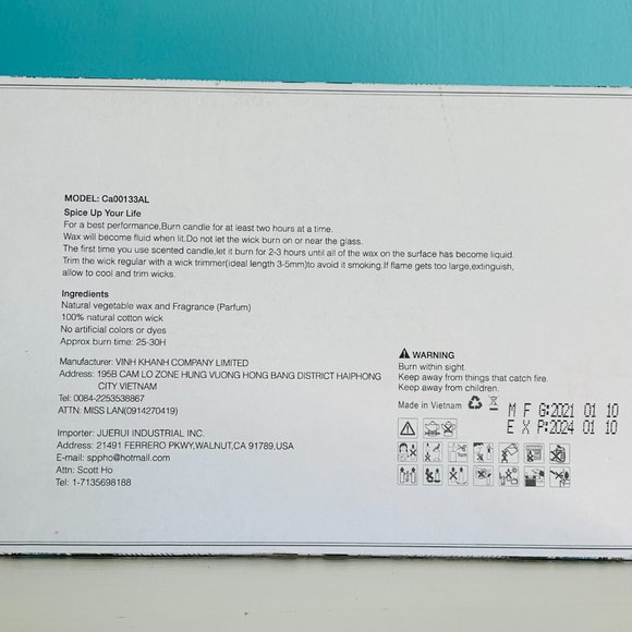 NEW in BOX Aromatherapy Scented Candles Gift Set, Natural Soy Wax (6 Pack) - Picture 4 of 16